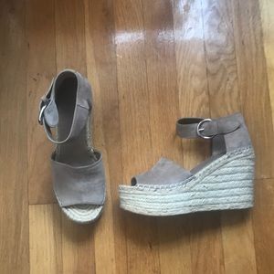 Marc Fisher Alida Wedges Taupe